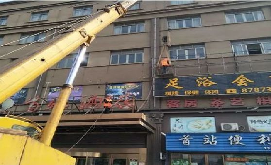 商丘安装较高的门店招牌有什么好的方法？